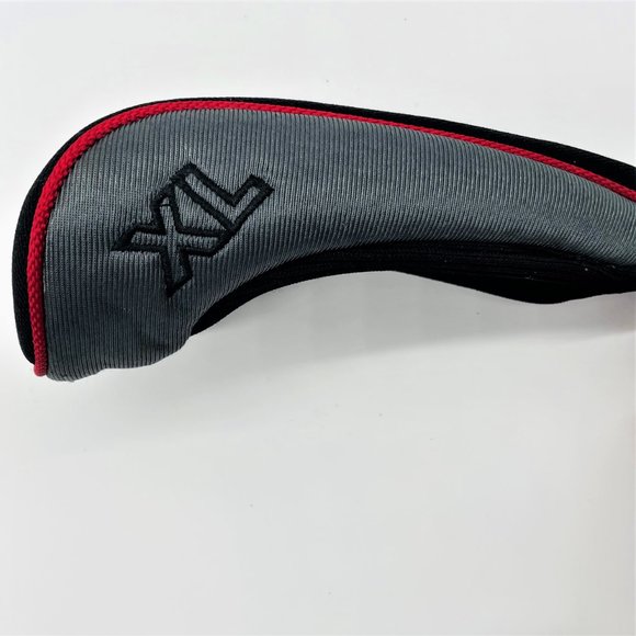 Top Flite XL Gray Black Red #3 Golf Club Driver Iron Sock Style Head Cover - Picture 3 of 5